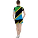 Flag Of Tanzania Women s T-Shirt and Shorts Set View2