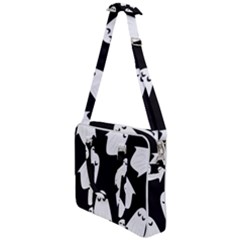 Ghost Halloween Pattern Cross Body Office Bag by Amaryn4rt