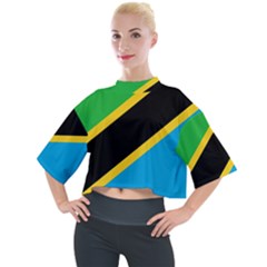 Flag Of Tanzania Mock Neck T-shirt by Amaryn4rt