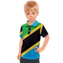 Flag Of Tanzania Kids  Polo T-Shirt View1