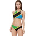 Flag Of Tanzania Banded Triangle Bikini Set View1