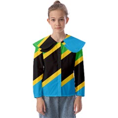 Flag Of Tanzania Kids  Peter Pan Collar Blouse by Amaryn4rt