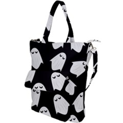 Ghost Halloween Pattern Shoulder Tote Bag by Amaryn4rt