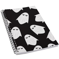 Ghost Halloween Pattern 5 5  X 8 5  Notebook by Amaryn4rt