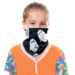 Ghost Halloween Pattern Face Covering Bandana (kids) by Amaryn4rt