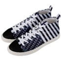 Architecture-building-pattern Men s Mid-Top Canvas Sneakers View2