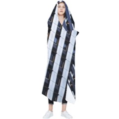 Architecture-building-pattern Wearable Blanket by Amaryn4rt