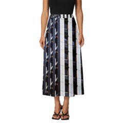 Architecture-building-pattern Classic Midi Chiffon Skirt by Amaryn4rt