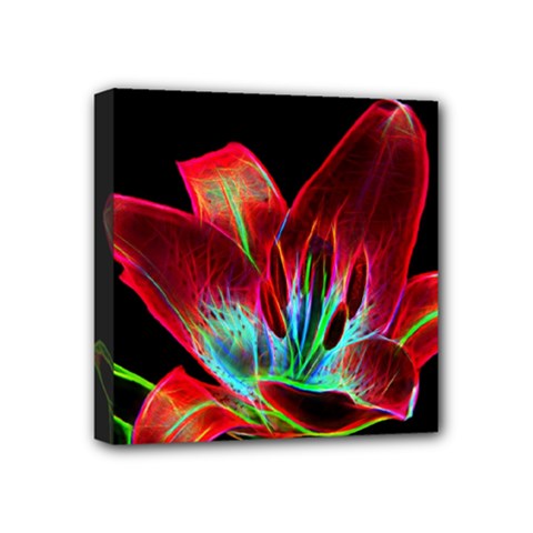 Flower Pattern-design-abstract-background Mini Canvas 4  X 4  (stretched) by Amaryn4rt