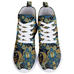 Retro Ethnic Background Pattern Vector Women s Lightweight High Top Sneakers by Amaryn4rt