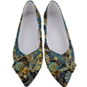 Retro Ethnic Background Pattern Vector Women s Bow Heels View1