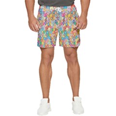 Sakura-cherry-blossom-floral Men s Runner Shorts by Amaryn4rt