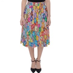 Sakura-cherry-blossom-floral Classic Midi Skirt by Amaryn4rt