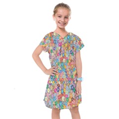 Sakura-cherry-blossom-floral Kids  Drop Waist Dress by Amaryn4rt