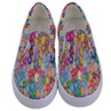 Sakura-cherry-blossom-floral Kids  Canvas Slip Ons View1