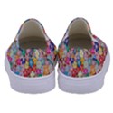 Sakura-cherry-blossom-floral Kids  Canvas Slip Ons View4