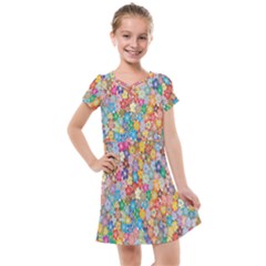 Sakura-cherry-blossom-floral Kids  Cross Web Dress by Amaryn4rt