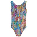 Sakura-cherry-blossom-floral Kids  Cut-Out Back One Piece Swimsuit View1