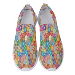 Sakura-cherry-blossom-floral Women s Slip On Sneakers by Amaryn4rt