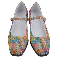 Sakura-cherry-blossom-floral Women s Mary Jane Shoes