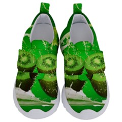 Kiwi Fruit Vitamins Healthy Cut Kids  Velcro No Lace Shoes by Amaryn4rt