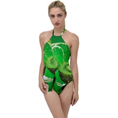 Kiwi Fruit Vitamins Healthy Cut Go With The Flow One Piece Swimsuit