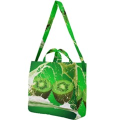 Kiwi Fruit Vitamins Healthy Cut Square Shoulder Tote Bag