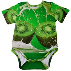 Kiwi Fruit Vitamins Healthy Cut Baby Short Sleeve Bodysuit by Amaryn4rt