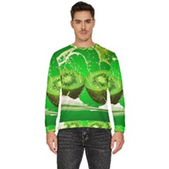 Kiwi Fruit Vitamins Healthy Cut Men s Fleece Sweatshirt by Amaryn4rt