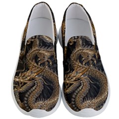 Dragon Pentagram Men s Lightweight Slip Ons by Amaryn4rt