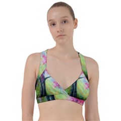 Forests Stunning Glimmer Paintings Sunlight Blooms Plants Love Seasons Traditional Art Flowers Sunsh Sweetheart Sports Bra by Amaryn4rt