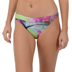 Forests Stunning Glimmer Paintings Sunlight Blooms Plants Love Seasons Traditional Art Flowers Sunsh Band Bikini Bottoms by Amaryn4rt