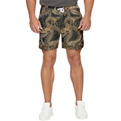 Dragon Pentagram Men s Runner Shorts by Amaryn4rt