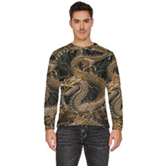 Dragon Pentagram Men s Fleece Sweatshirt by Amaryn4rt