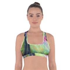 Forests Stunning Glimmer Paintings Sunlight Blooms Plants Love Seasons Traditional Art Flowers Sunsh Cross Back Sports Bra by Amaryn4rt