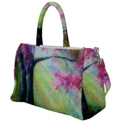 Forests Stunning Glimmer Paintings Sunlight Blooms Plants Love Seasons Traditional Art Flowers Sunsh Duffel Travel Bag by Amaryn4rt