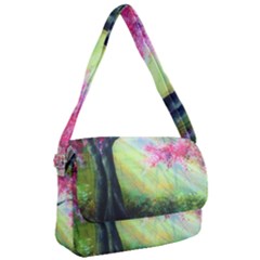 Forests Stunning Glimmer Paintings Sunlight Blooms Plants Love Seasons Traditional Art Flowers Sunsh Courier Bag by Amaryn4rt