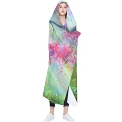 Forests Stunning Glimmer Paintings Sunlight Blooms Plants Love Seasons Traditional Art Flowers Sunsh Wearable Blanket by Amaryn4rt