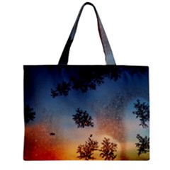 Hardest-frost-winter-cold-frozen Zipper Mini Tote Bag by Amaryn4rt