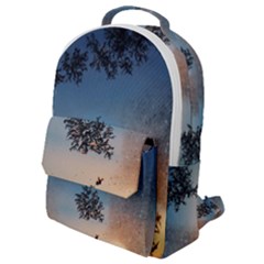 Hardest-frost-winter-cold-frozen Flap Pocket Backpack (small) by Amaryn4rt