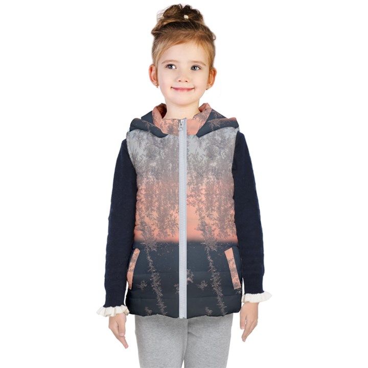 Hardest-frost-winter-cold-frozen Kids  Hooded Puffer Vest