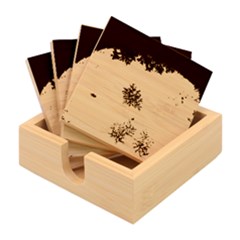 Hardest-frost-winter-cold-frozen Bamboo Coaster Set