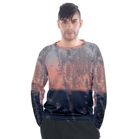 Hardest-frost-winter-cold-frozen Men s Long Sleeve Raglan T-shirt by Amaryn4rt