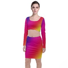 Rainbow Colors Top And Skirt Sets by Amaryn4rt