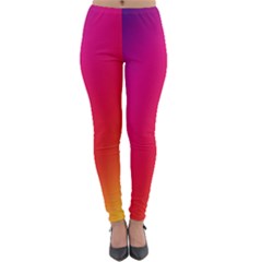 Rainbow Colors Lightweight Velour Leggings by Amaryn4rt