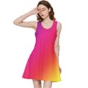 Rainbow Colors Inside Out Racerback Dress View1