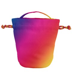 Rainbow Colors Drawstring Bucket Bag by Amaryn4rt