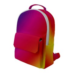 Rainbow Colors Flap Pocket Backpack (large) by Amaryn4rt