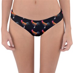 Background-pattern-chicken-fowl Reversible Hipster Bikini Bottoms by Amaryn4rt