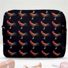 Background-pattern-chicken-fowl Make Up Pouch (large) by Amaryn4rt